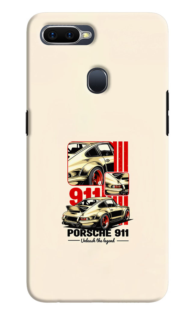 Classic Porsche 911 Oppo F9/F9 Pro Hard Case Back Cover by Casekaro