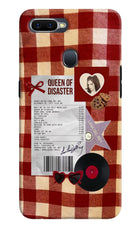 Queen of Disaster Oppo F9/F9 Pro Hard Case Back Cover by Casekaro