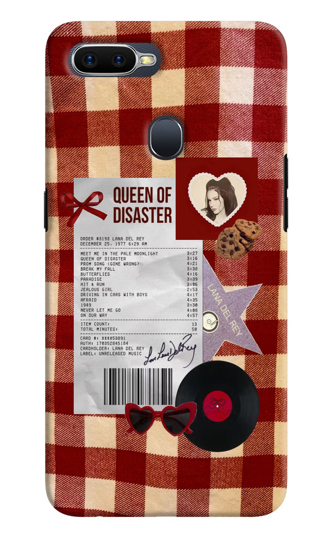 Queen of Disaster Oppo F9/F9 Pro Hard Case Back Cover by Casekaro