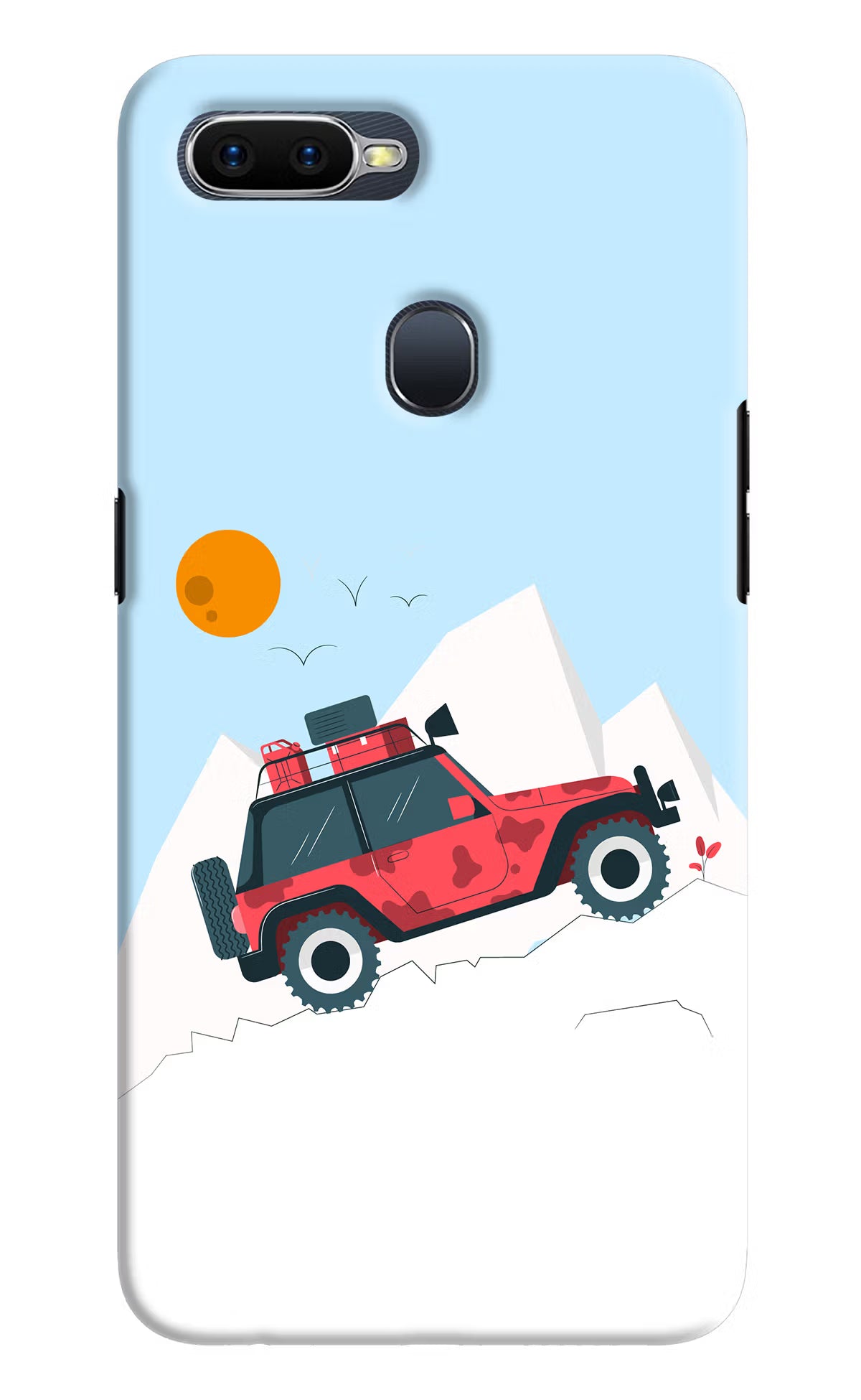 Mountain Trail Beast Oppo F9/F9 Pro Hard Case Back Cover by Casekaro