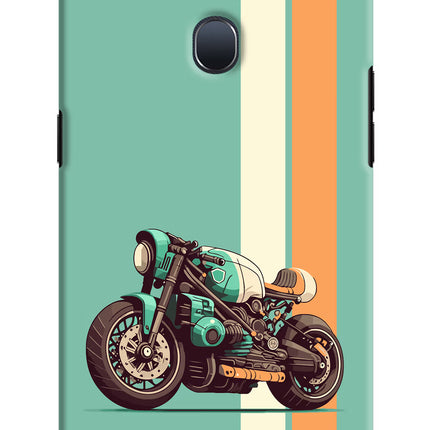 Striped Moto Drift Oppo F9/F9 Pro Hard Case Back Cover by Casekaro