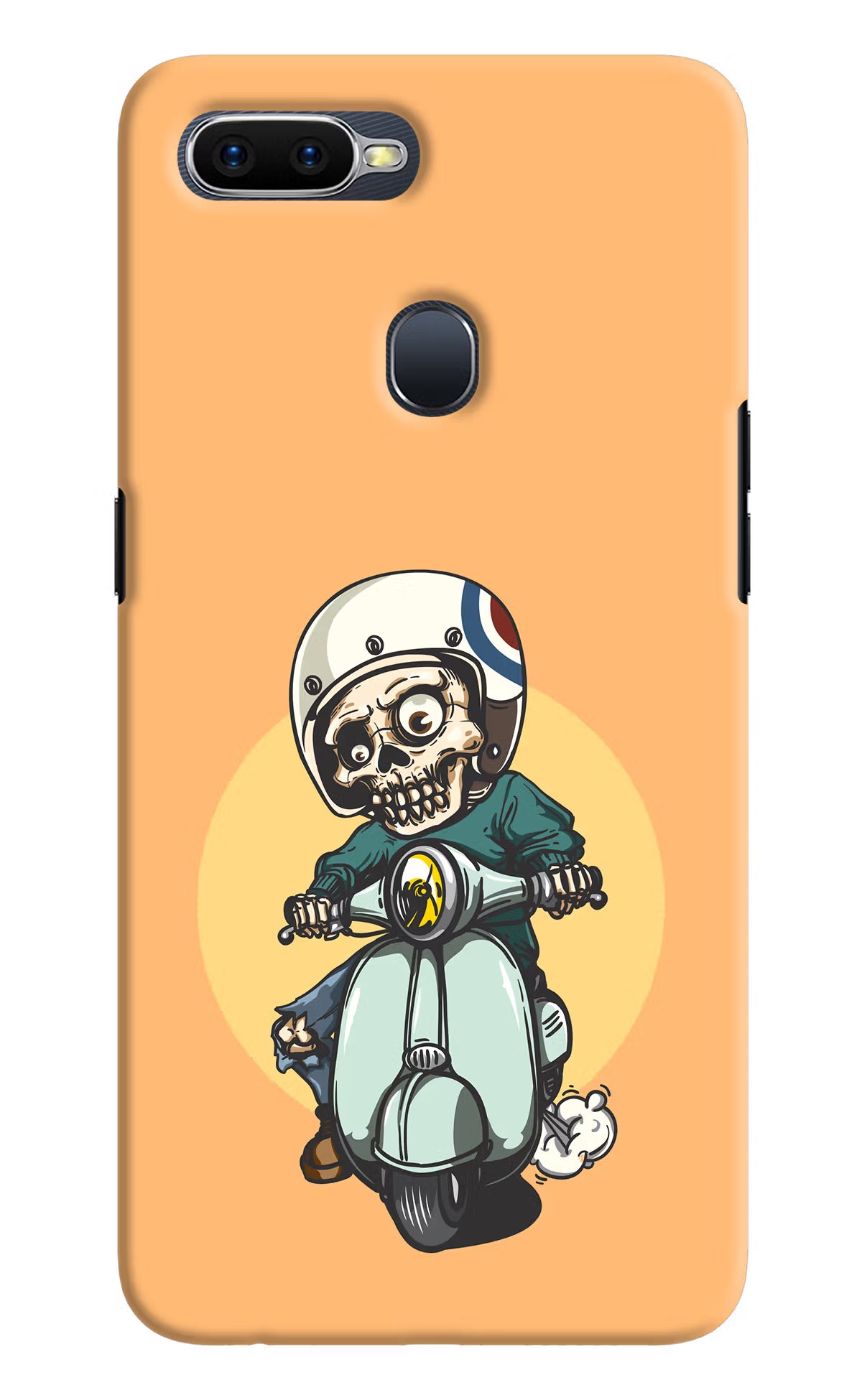Undead Biker Oppo F9/F9 Pro Hard Case Back Cover by Casekaro