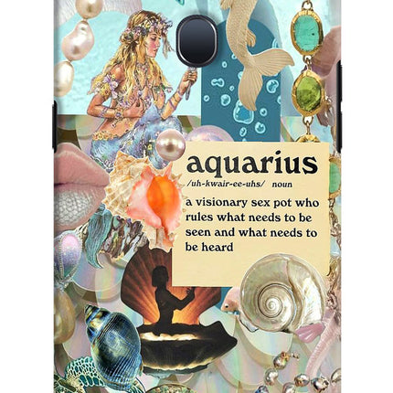 Aquarius Zodiac Oppo F9/F9 Pro Hard Case Back Cover by Casekaro