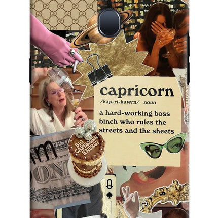Capricorn Zodiac Oppo F9/F9 Pro Hard Case Back Cover by Casekaro