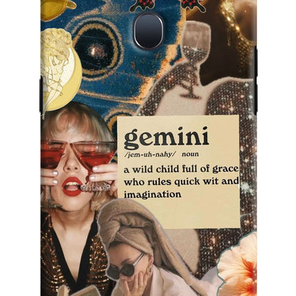 Gemini Zodiac Oppo F9/F9 Pro Hard Case Back Cover by Casekaro