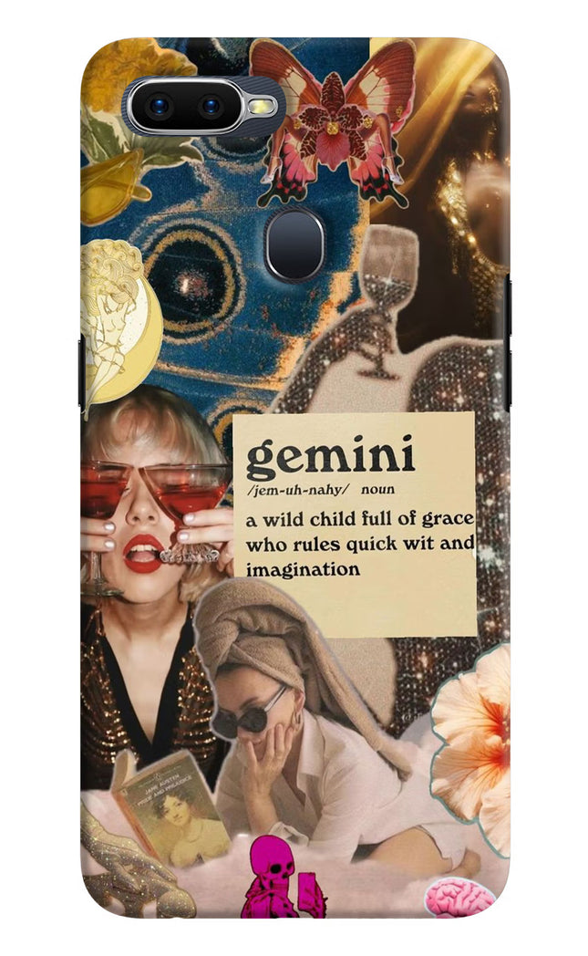 Gemini Zodiac Oppo F9/F9 Pro Hard Case Back Cover by Casekaro