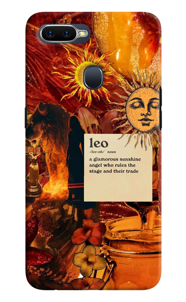 Leo Zodiac Oppo F9/F9 Pro Hard Case Back Cover by Casekaro