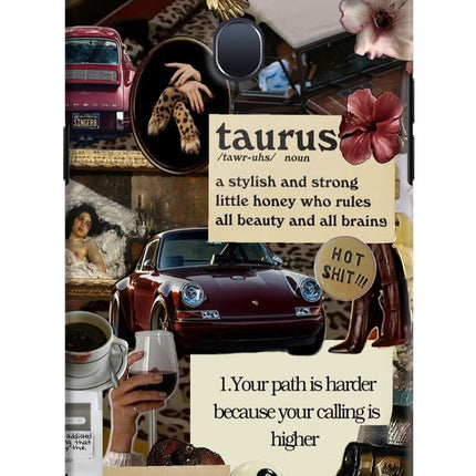 Taurus Zodiac Oppo F9/F9 Pro Hard Case Back Cover by Casekaro