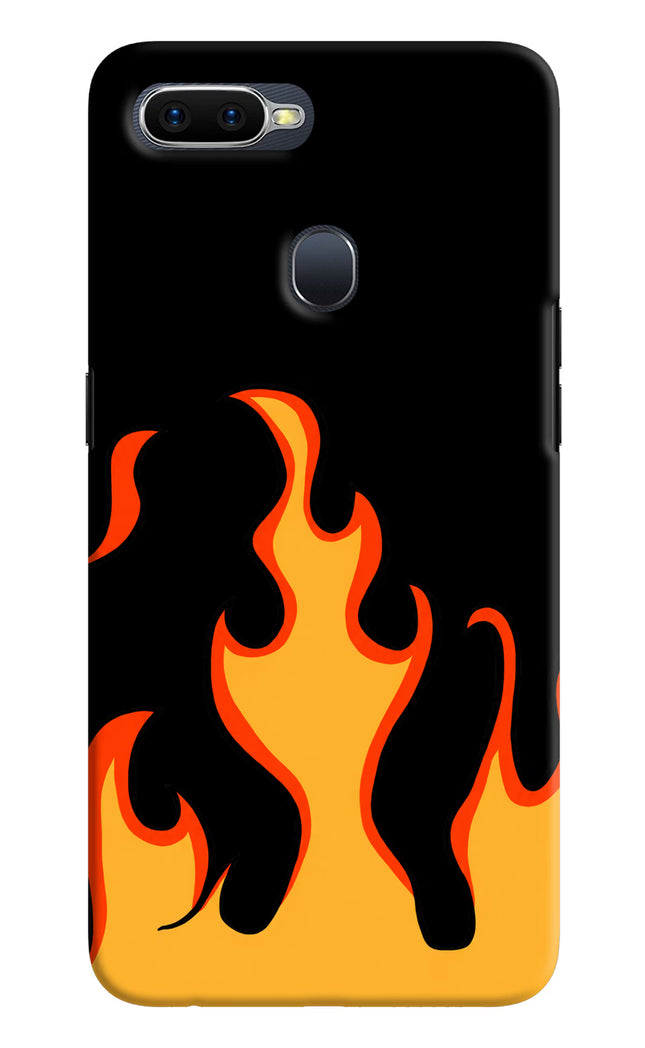 Fired Up – Black Oppo F9/F9 Pro Hard Case Back Cover by Casekaro