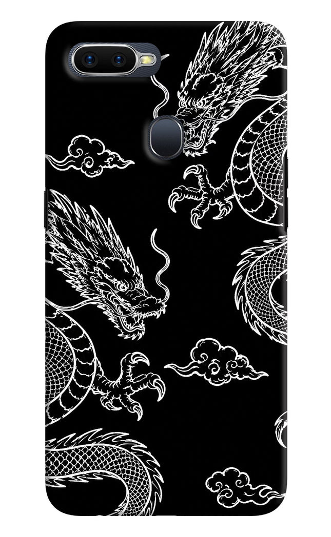 Twin Dragons Oppo F9/F9 Pro Hard Case Back Cover by Casekaro