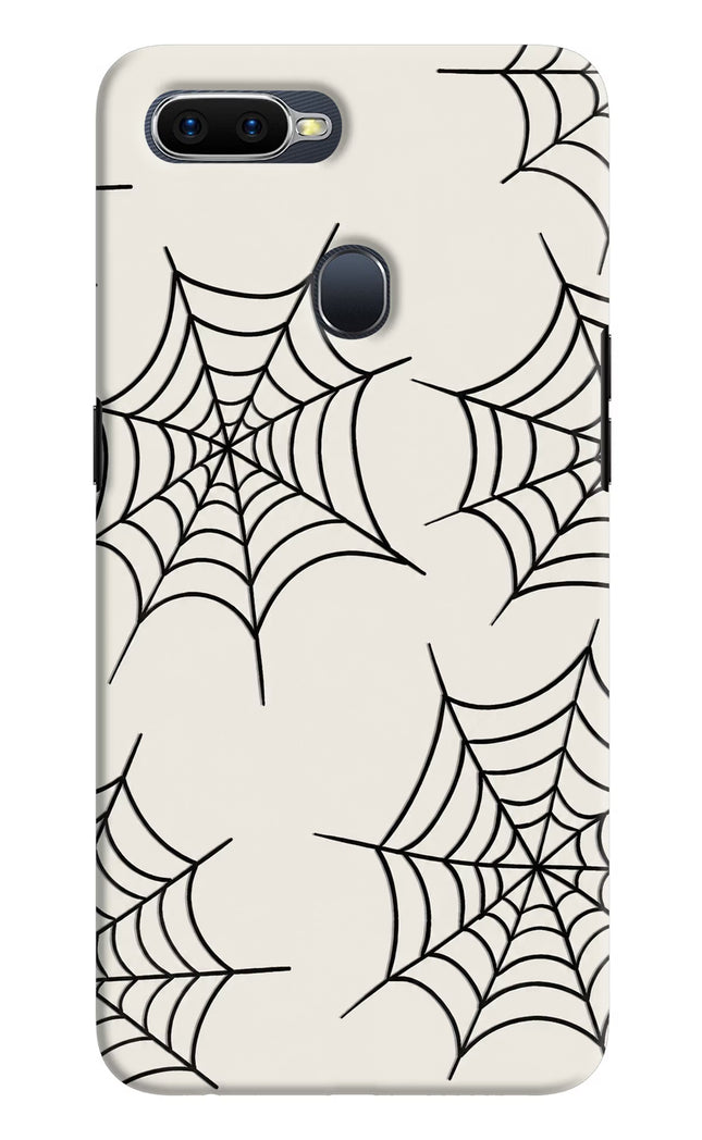 Spider Web Oppo F9/F9 Pro Hard Case Back Cover by Casekaro