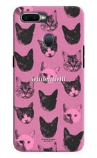 Pink Cats Oppo F9/F9 Pro Hard Case Back Cover by Casekaro