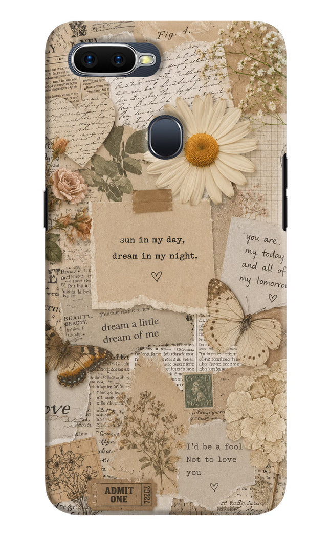 Vintage case Oppo F9/F9 Pro Hard Case Back Cover by Casekaro