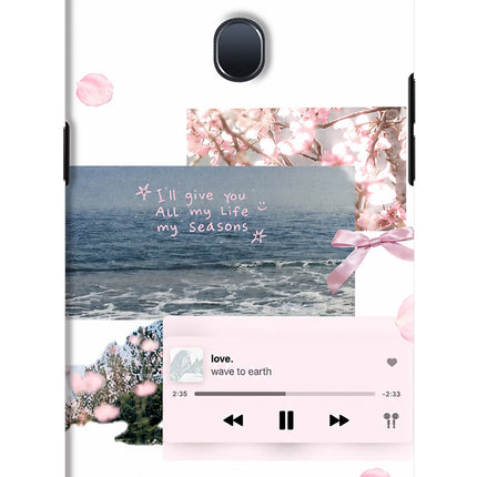Wave to earth Oppo F9/F9 Pro Hard Case Back Cover by Casekaro