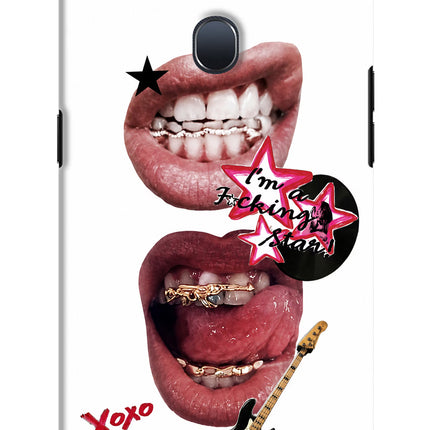 Rockstar Oppo F9/F9 Pro Hard Case Back Cover by Casekaro