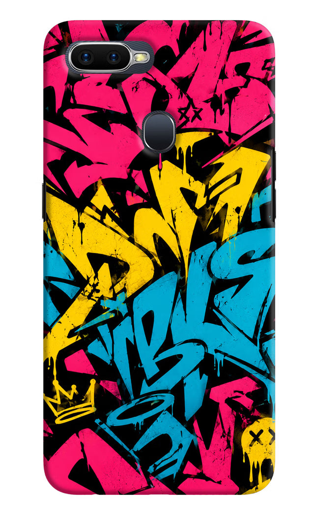 Graffiti Vibe Oppo F9/F9 Pro Hard Case Back Cover by Casekaro