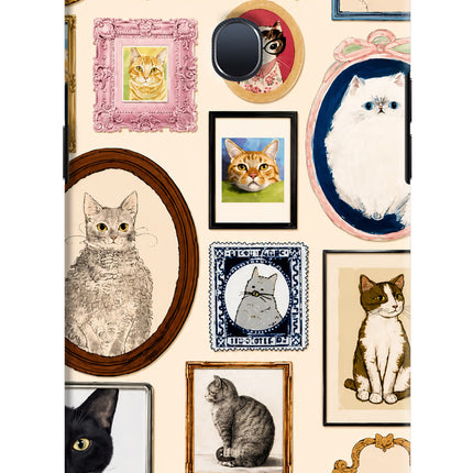 Mirror Cats Oppo F9/F9 Pro Hard Case Back Cover by Casekaro