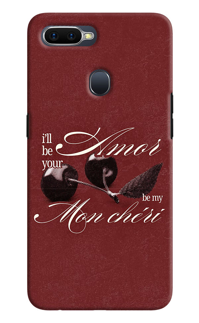 Velvet Cherry Oppo F9/F9 Pro Hard Case Back Cover by Casekaro