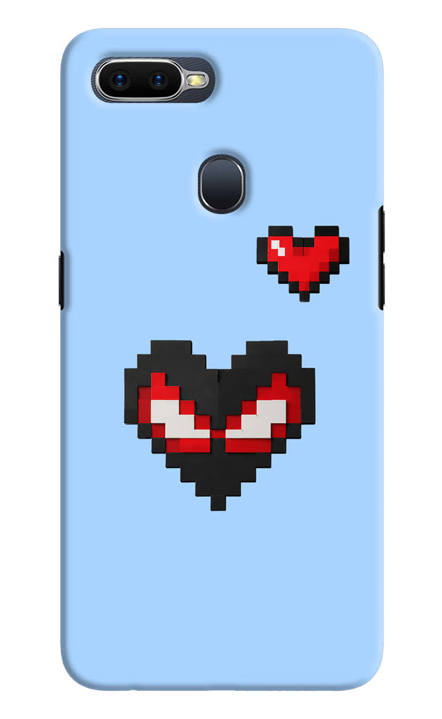 Peter Heart Oppo F9/F9 Pro Hard Case Back Cover by Casekaro