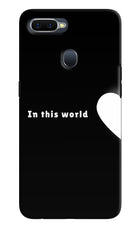 This World Oppo F9/F9 Pro Hard Case Back Cover by Casekaro