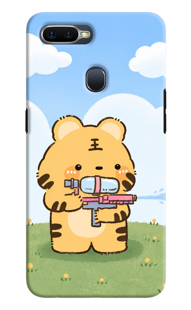 Tiger Treat Oppo F9/F9 Pro Hard Case Back Cover by Casekaro