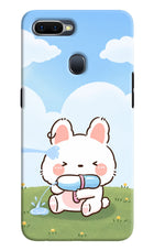 Bunny Treat Oppo F9/F9 Pro Hard Case Back Cover by Casekaro