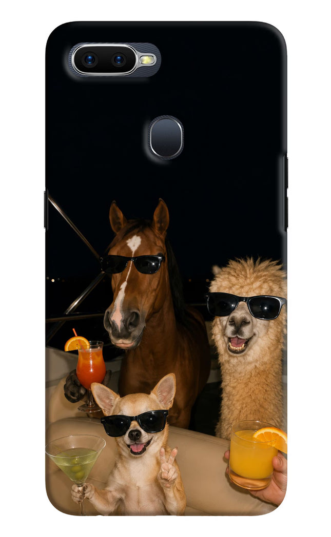 Party Squad Oppo F9/F9 Pro Hard Case Back Cover by Casekaro