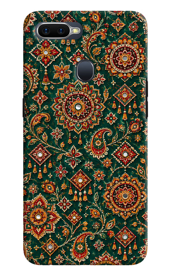 Green Pataka Oppo F9/F9 Pro Hard Case Back Cover by Casekaro
