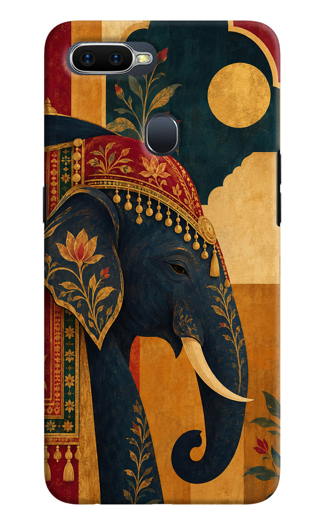 Royal Elephant Oppo F9/F9 Pro Hard Case Back Cover by Casekaro