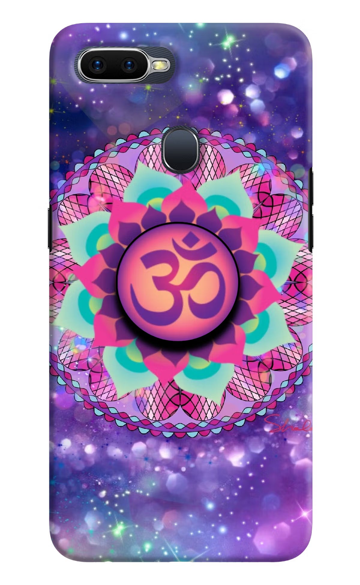 Om Purple Oppo F9/F9 Pro Pop Case by Casekaro