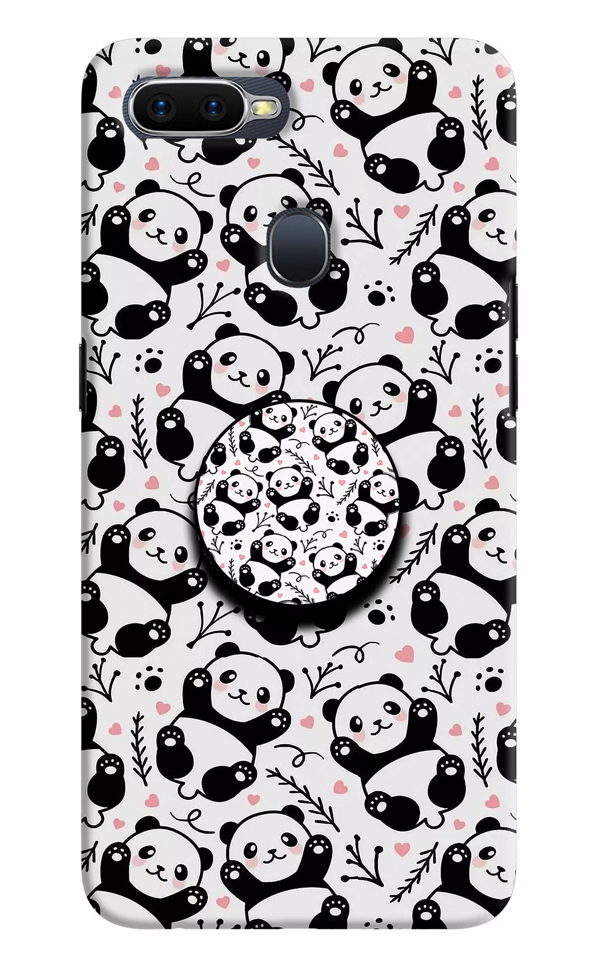 Cute Panda Oppo F9/F9 Pro Pop Case by Casekaro