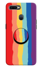 Rainbow Oppo F9/F9 Pro Pop Case by Casekaro