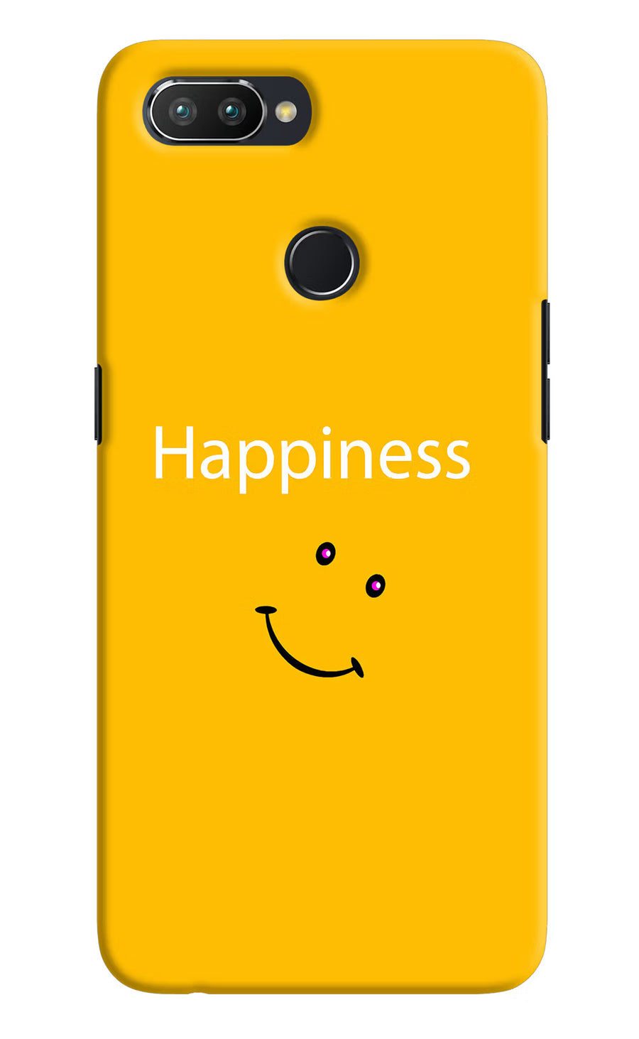 Happiness With Smiley Realme 2 Pro Back Cover, Hard case