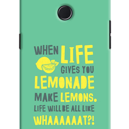 Quote Realme 2 Pro Hard Case Back Cover by Casekaro
