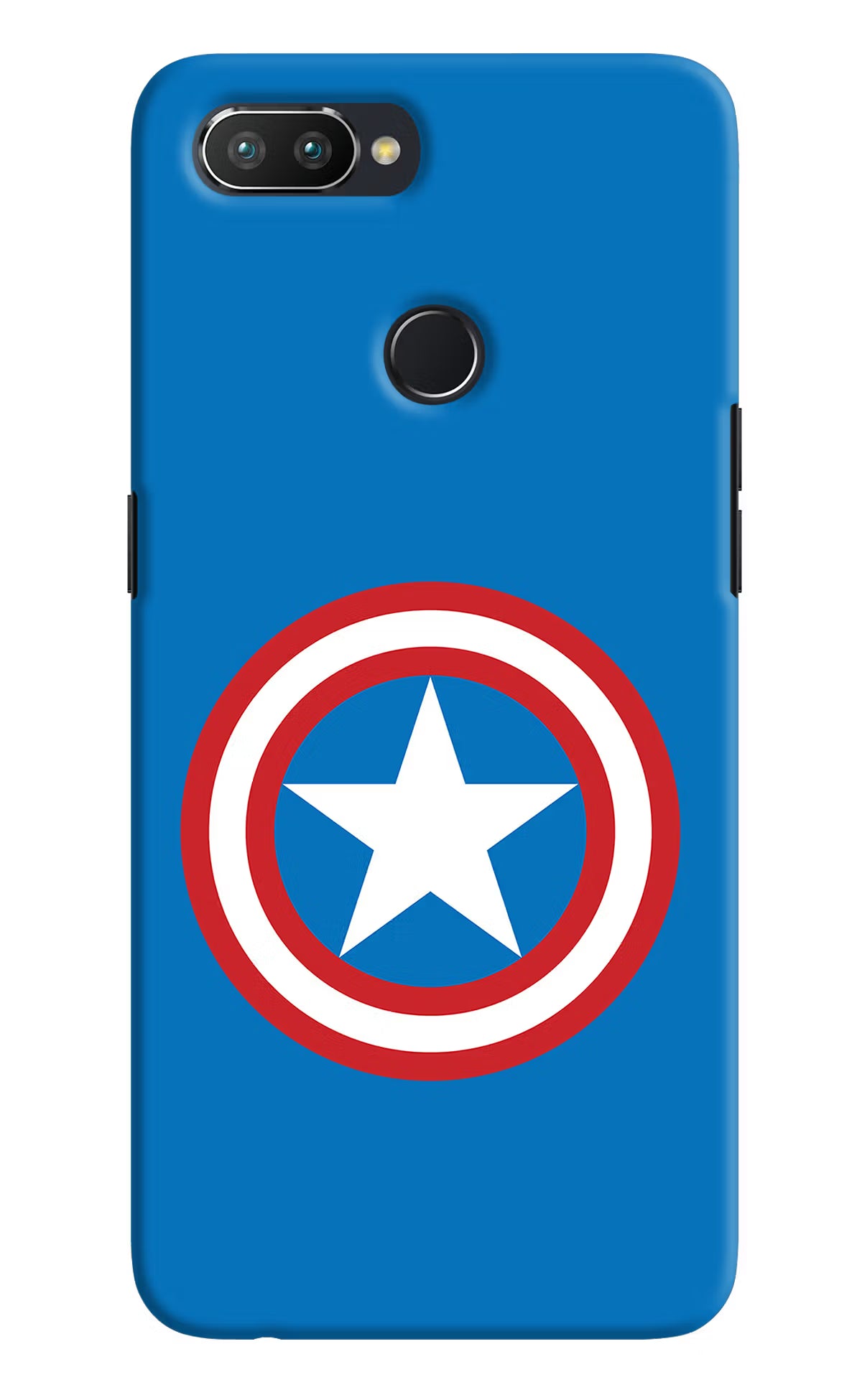 Captain America Logo Realme 2 Pro Hard Case Back Cover by Casekaro