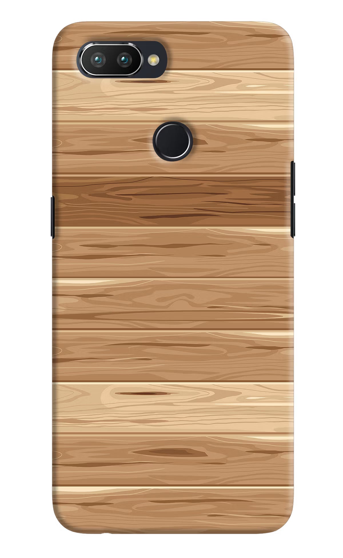 Wooden Vector Realme 2 Pro Hard Case Back Cover by Casekaro