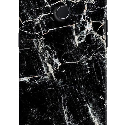 Black Marble Texture Realme 2 Pro Hard Case Back Cover by Casekaro