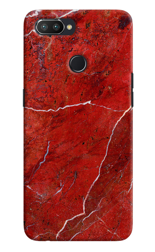 Red Marble Design Realme 2 Pro Hard Case Back Cover by Casekaro