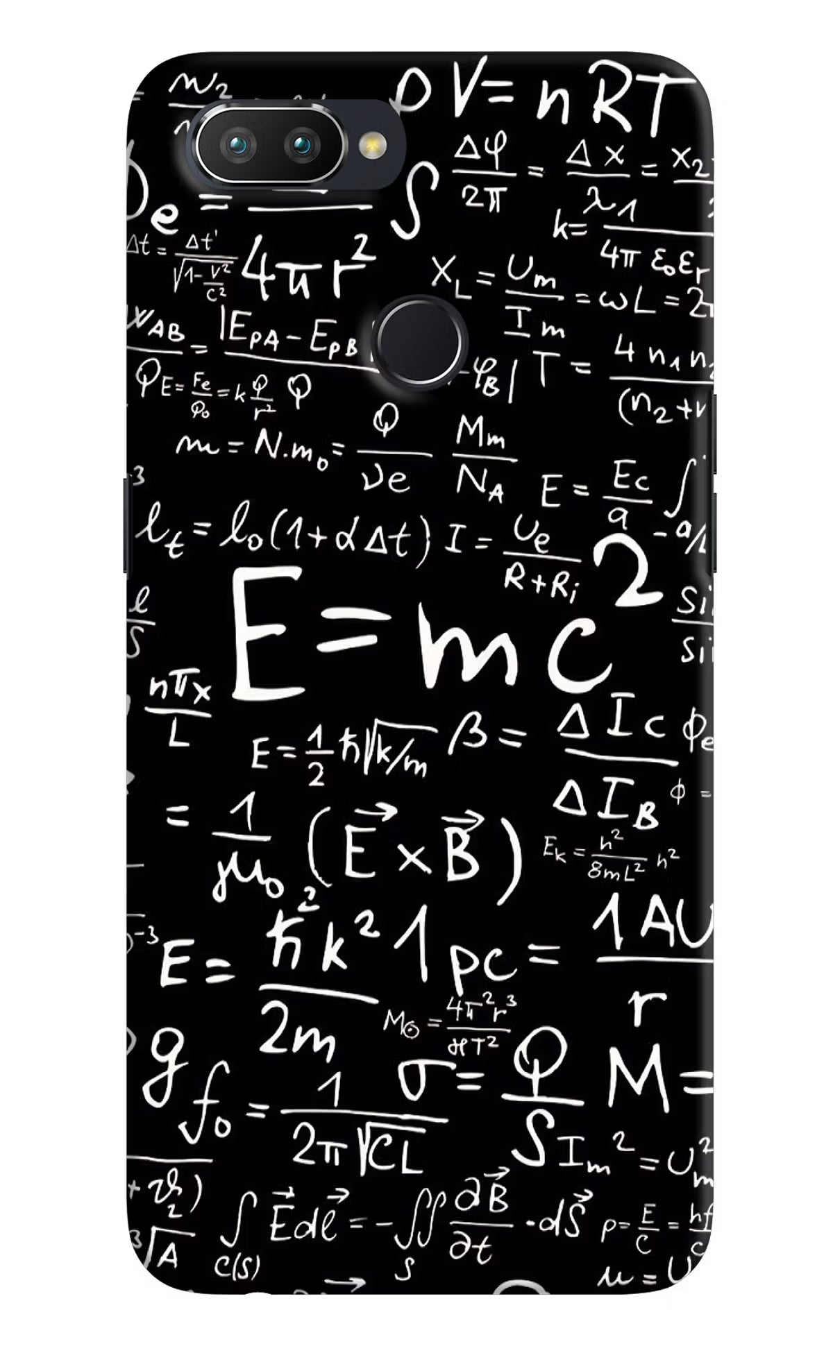 Physics Formula Realme 2 Pro Hard Case Back Cover by Casekaro