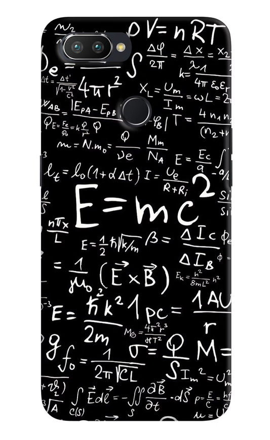 Physics Formula Realme 2 Pro Hard Case Back Cover by Casekaro