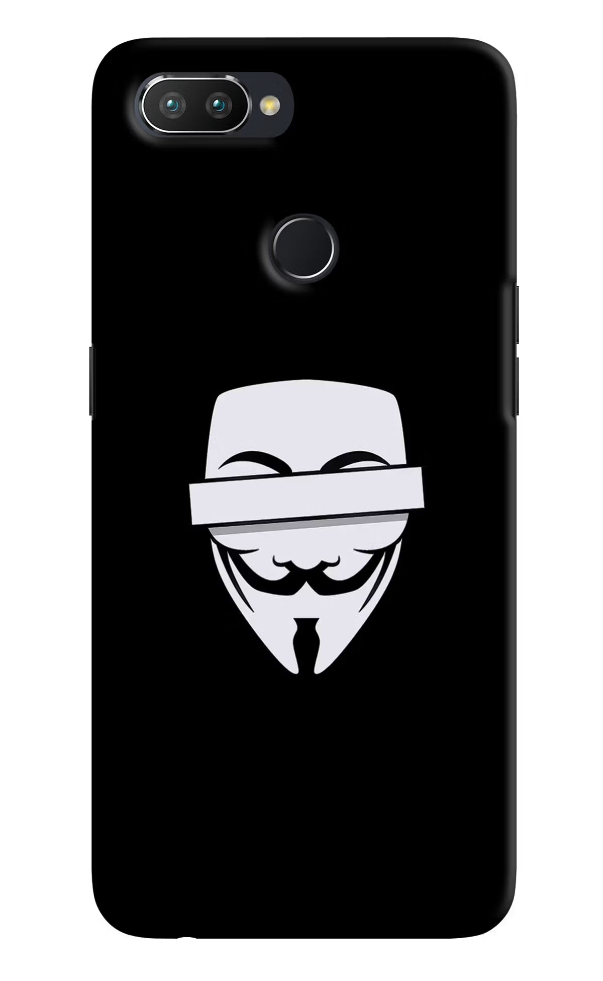 Anonymous Face Realme 2 Pro Hard Case Back Cover by Casekaro