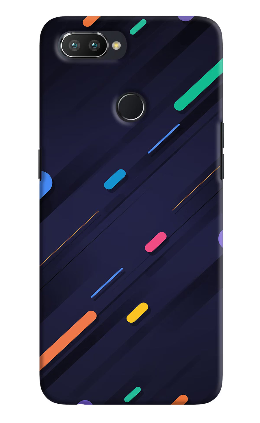 Abstract Design Realme 2 Pro Back Cover, Hard case