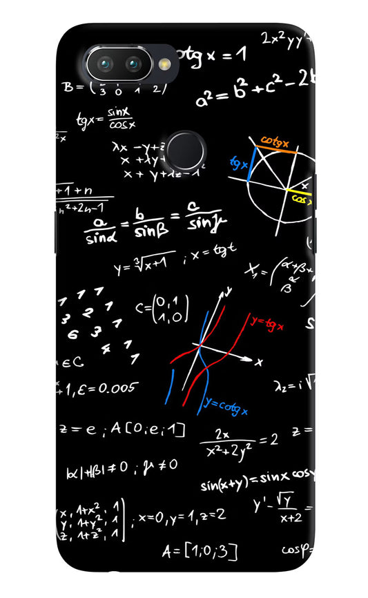 Mathematics Formula Realme 2 Pro Hard Case Back Cover by Casekaro