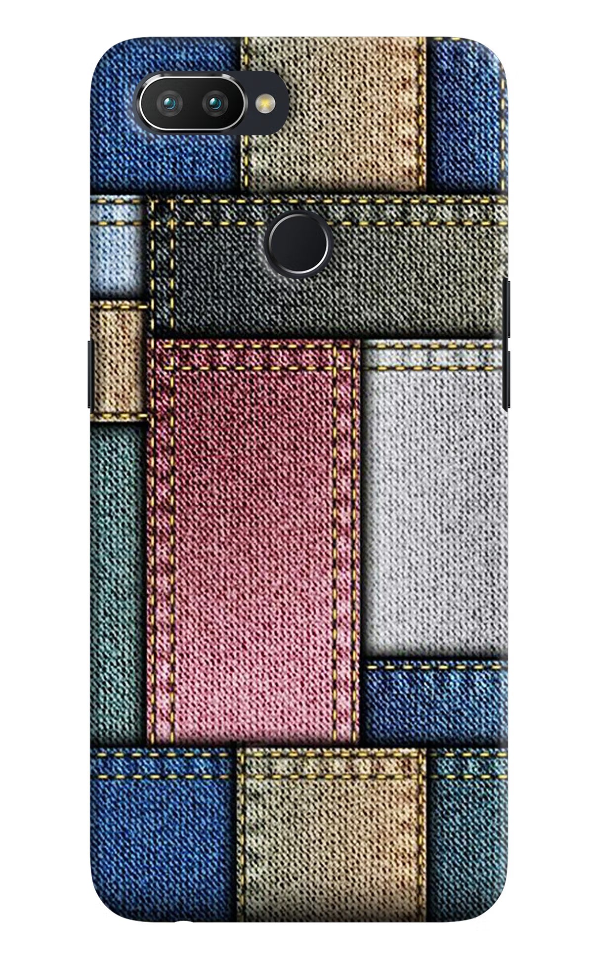 Multicolor Jeans Realme 2 Pro Hard Case Back Cover by Casekaro