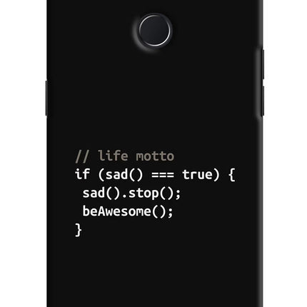 Life Motto Code Realme 2 Pro Hard Case Back Cover by Casekaro