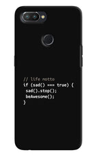 Life Motto Code Realme 2 Pro Hard Case Back Cover by Casekaro