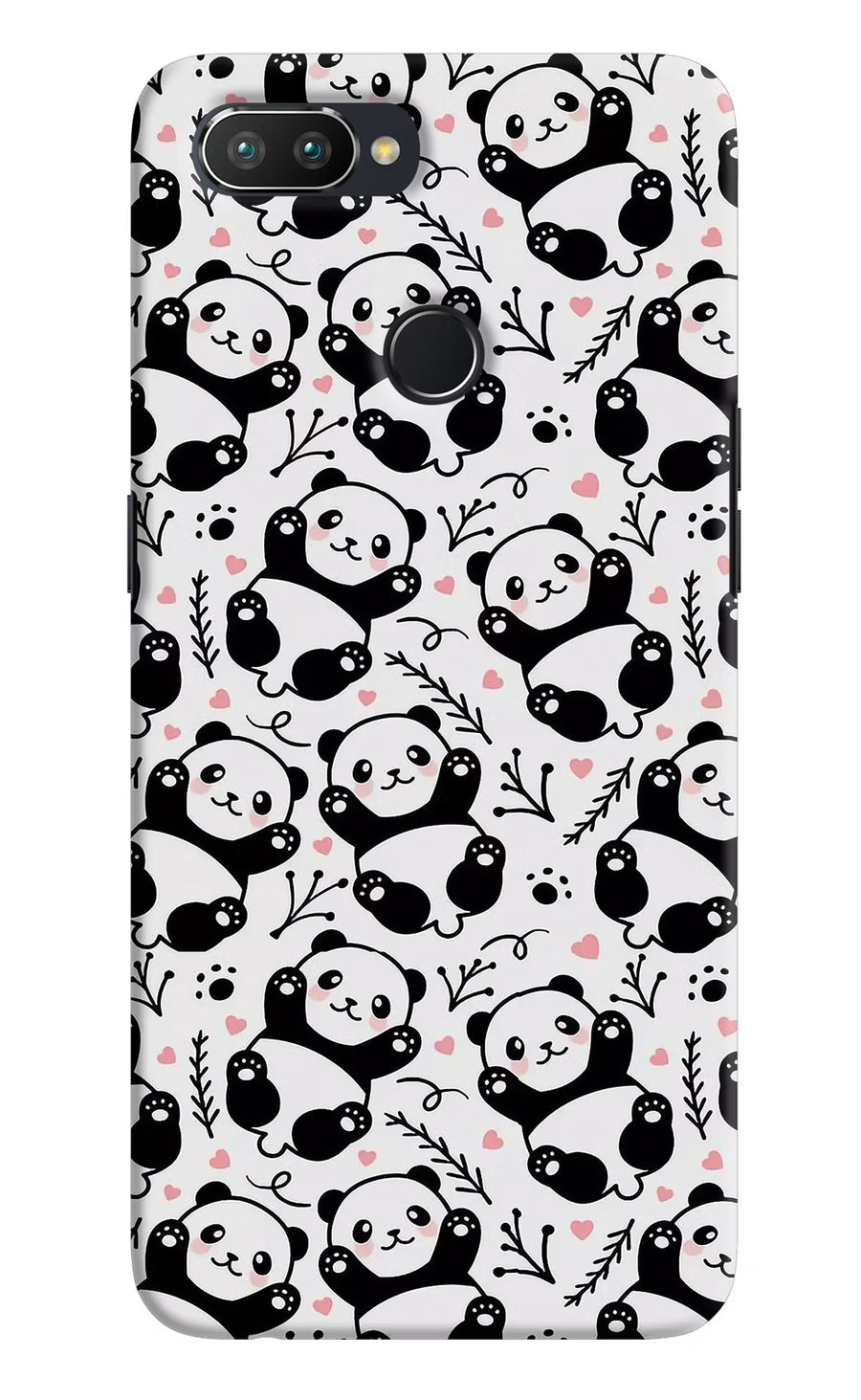 Cute Panda Realme 2 Pro Back Cover, Hard case