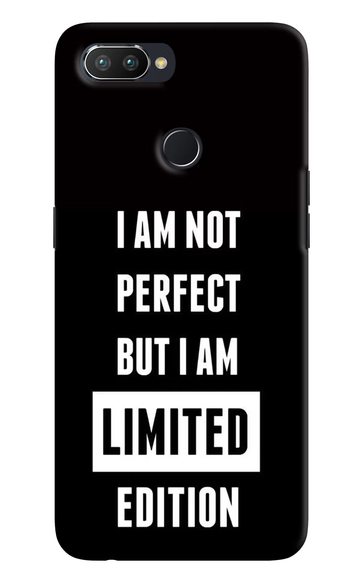 I Am Not Perfect But I Am Limited Edition Realme 2 Pro Hard Case Back Cover by Casekaro