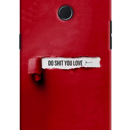 Do Shit You Love Realme 2 Pro Hard Case Back Cover by Casekaro