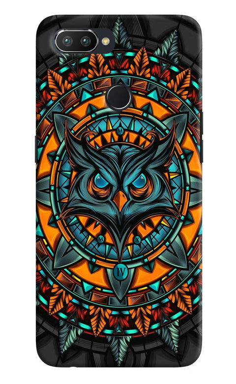 Angry Owl Art Realme 2 Pro Back Cover